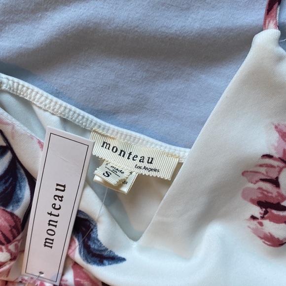 NWT White Floral Dress - Picture 4 of 5